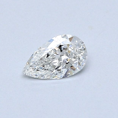 0.3 carat F-VS1 Natūralus Pear Deimantas (1)