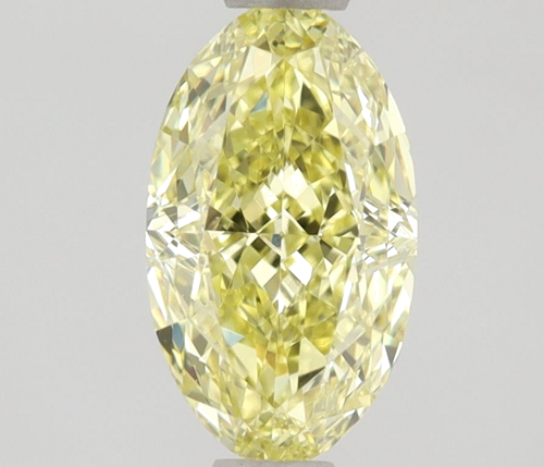 1.01 carat Fancy Intense  Yellow-SI1 Natūralus Oval Deimantas (1)