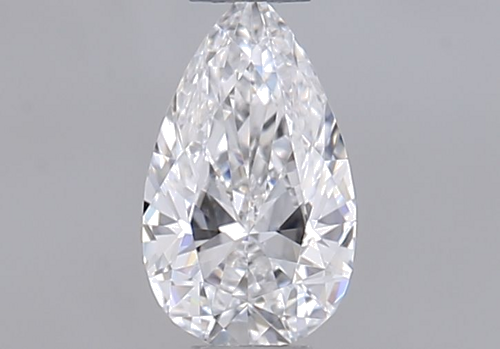 0.29 carat D-VVS1 Natūralus Pear Deimantas (1)