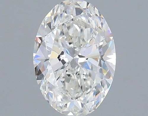 0.5 carat H-SI1 Natūralus Oval Deimantas (1)