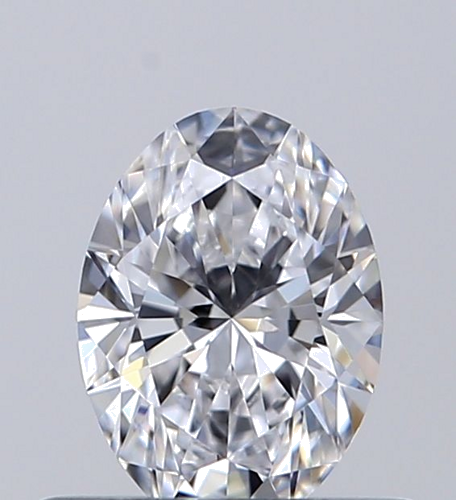 0.45 carat D-VVS2 Natūralus Oval Deimantas (1)