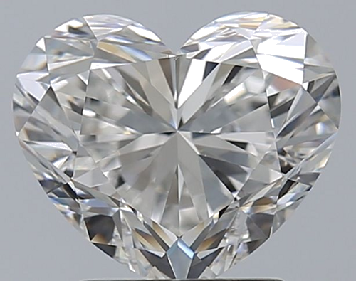 2.06 carat F-VVS1 Natūralus Heart Deimantas (1)