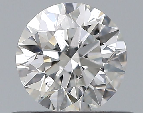 0.5 carat F-SI2 Excellent cut Natūralus Round Deimantas (1)