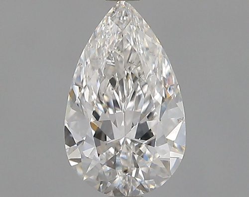 0.52 carat F-SI1 Natūralus Pear Deimantas (1)