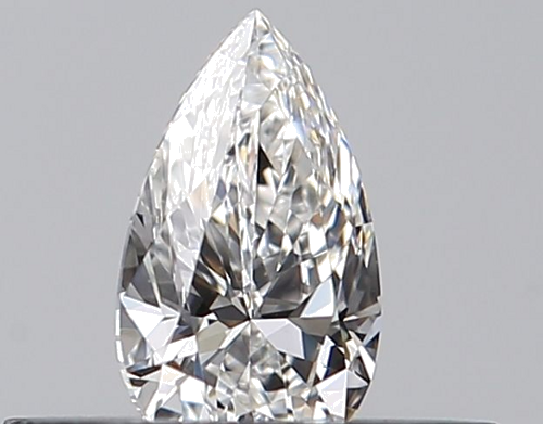 0.24 carat F-VVS1 Natūralus Pear Deimantas (1)