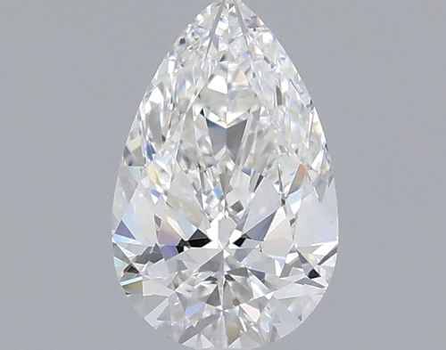 0.63 carat F-VVS1 Natūralus Pear Deimantas (1)