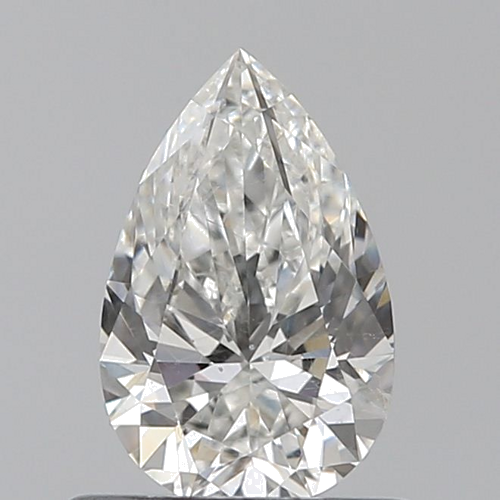 0.61 carat H-SI2 Natūralus Pear Deimantas (1)