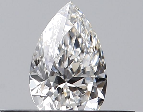 0.26 carat E-VS2 Natūralus Pear Deimantas (1)