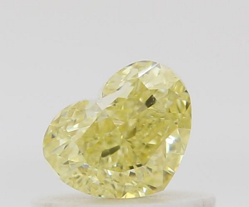 0.51 carat Fancy Intense Yellow-VS2 Natūralus Heart Deimantas (1)