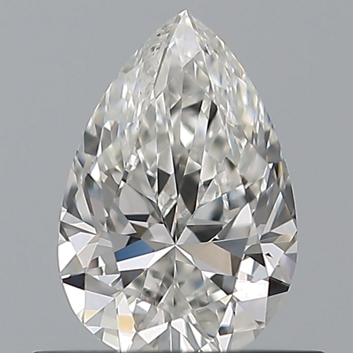 0.5 carat F-IF Natūralus Pear Deimantas (1)