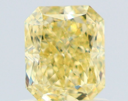 1.01 carat Fancy Yellow-VS2 Natūralus Radiant Deimantas (1)
