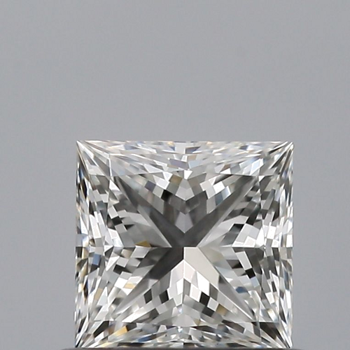0.6 carat G-VVS2 Natūralus Princess Deimantas (1)