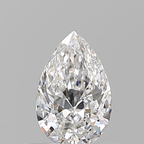 0.52 carat E-IF Natūralus Pear Deimantas (1)