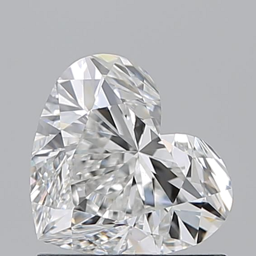 1.01 carat G-VVS2 Natūralus Heart Deimantas (1)