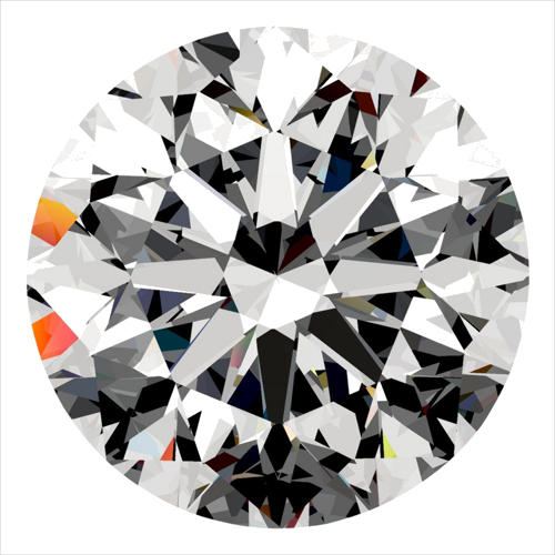 0.3 carat D-VS2 GD cut Natūralus Round Deimantas (1)