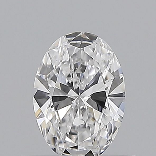 0.5 carat D-SI1 Natūralus Oval Deimantas (1)