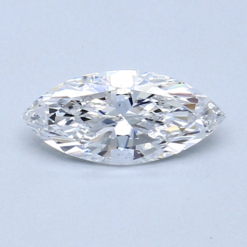 0.68 carat D-SI2 Natūralus Marquise Deimantas (1)