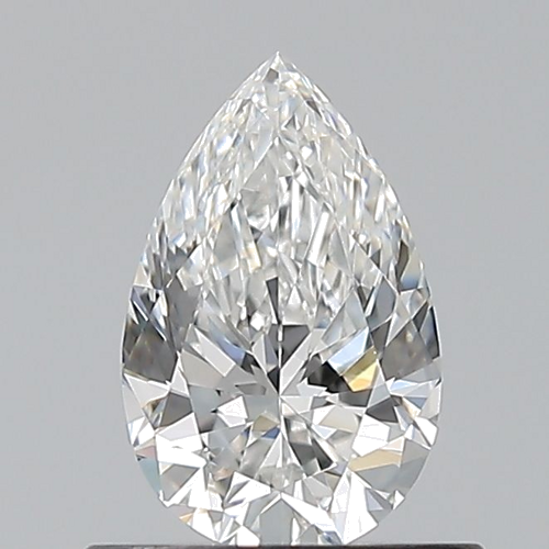 0.6 carat F-VS1 Natūralus Pear Deimantas (1)