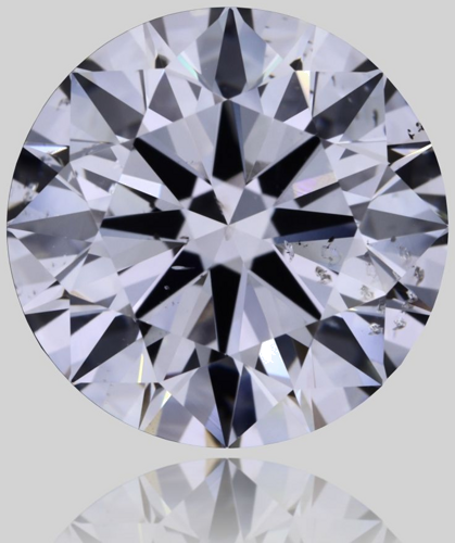 3.02 carat I-SI2 Excellent cut Natūralus Round Deimantas (1)