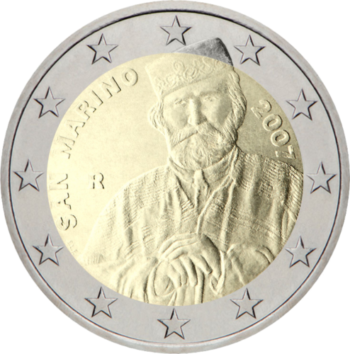 2007 San Marino Giuseppe Garibaldi 2 euro coin (3)