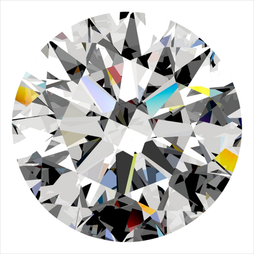 0.3 carat I-VVS2 Excellent cut Natūralus Round Deimantas (1)
