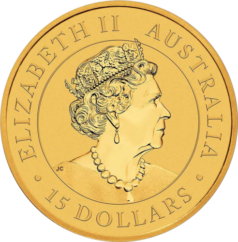 1/10 oz Austrālijas zelta monēta - Ķengurs 2022 (.9999 tīrradnis) (2)