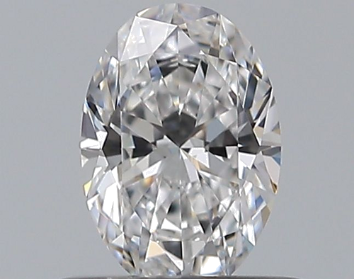 0.4 carat D-VVS2 Natūralus Oval Deimantas (1)