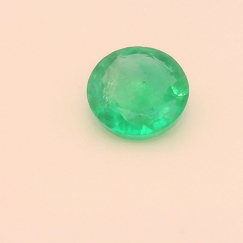 0.29 carat GREEN Round Smaragdas (1)