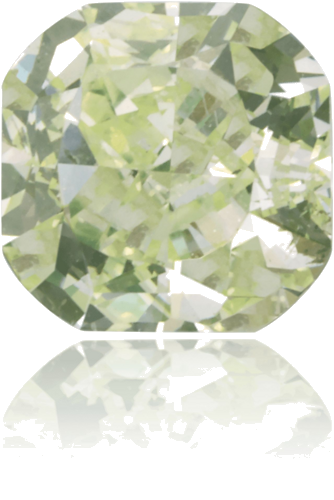 0.51 carat Fancy Green-SI2 Natūralus Radiant Deimantas (1)
