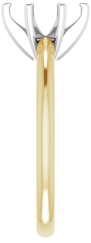 Sužadėtuvių Žiedas „Solitaire“ 585 Baltojo Ir Geltonojo Aukso Marquise 8mm x 4mm (4)