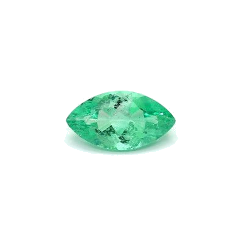 0.91 carat GREEN MODIFIEDBRILLIANT cut Marquise Smaragdas (1)