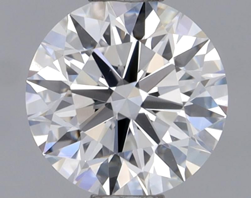 0.53 carat F-VVS2 Excellent cut Natūralus Round Deimantas (1)