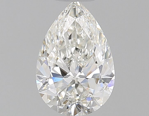 0.5 carat G-VVS1 Natūralus Pear Deimantas (1)