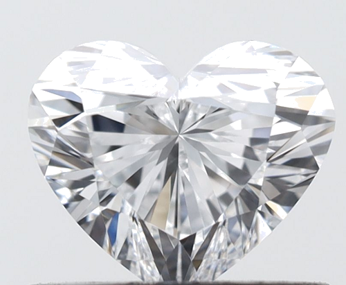 0.5 carat D-VS1 Natūralus Heart Deimantas (1)