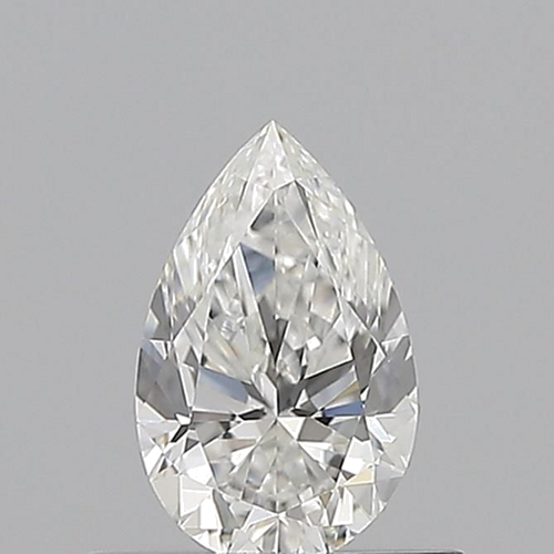 0.54 carat G-VVS2 Natūralus Pear Deimantas (1)