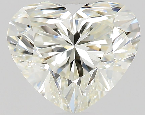 0.71 carat K-VVS1 Natūralus Heart Deimantas (1)
