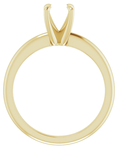 Sužadėtuvių Žiedas „Claw-Prong Solitaire“ 14k yellow gold Round 6mm (2)