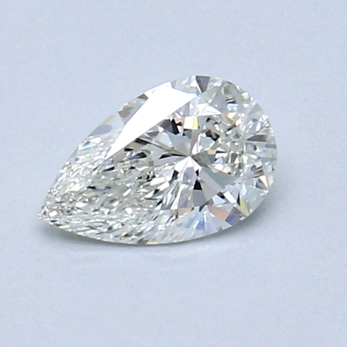 0.5 carat H-VVS1 Natūralus Pear Deimantas (1)