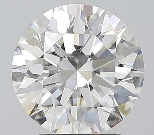 2.26 carat H-SI2 Excellent cut Natūralus Round Deimantas (1)