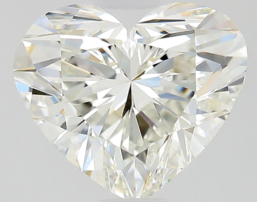 0.76 carat I-VVS2 Natūralus Heart Deimantas (1)