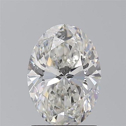 1.71 carat G-SI2 Natūralus Oval Deimantas (1)