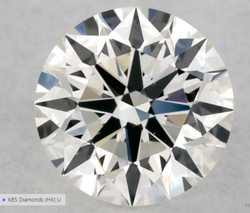 0.31 carat I-VS2 Excellent cut Natūralus Round Deimantas (1)