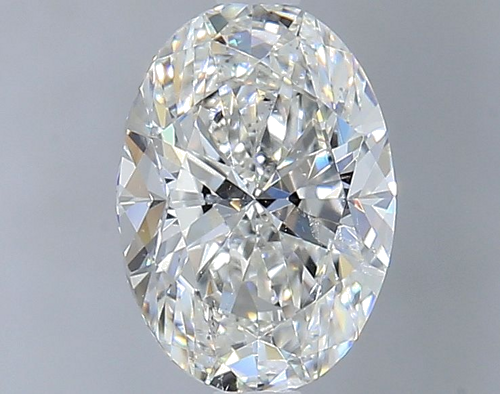 1.0 carat F-SI1 Natūralus Oval Deimantas (1)
