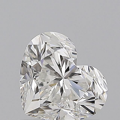 1.01 carat F-VS1 Natūralus Heart Deimantas (1)
