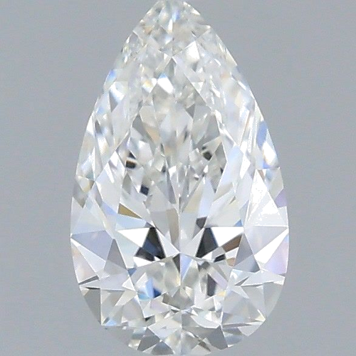 0.36 carat F-VS2 Natūralus Pear Deimantas (1)