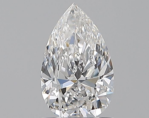 0.9 carat F-VS2 Natūralus Pear Deimantas (1)