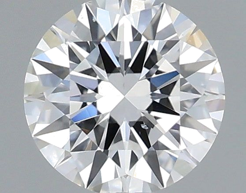0.52 carat F-SI1 Excellent cut Natūralus Round Deimantas (1)