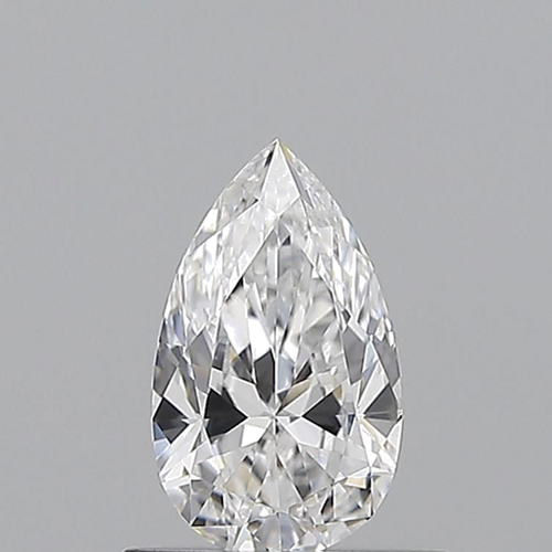 0.51 carat D-VVS2 Natūralus Pear Deimantas (1)
