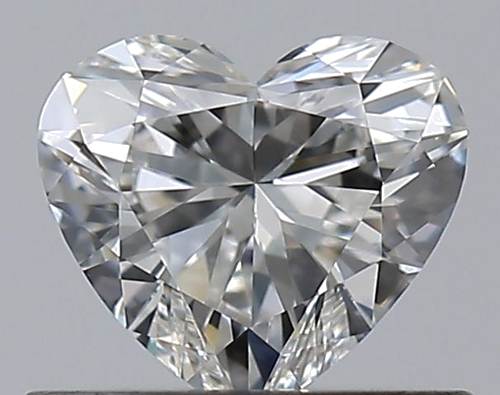 0.5 carat G-VVS2 Natūralus Heart Deimantas (1)