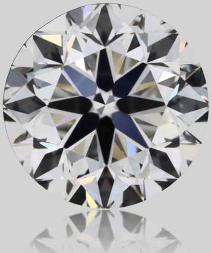 0.5 carat H-VVS1 GD cut Natūralus Round Deimantas (1)